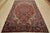 This authentic vintage traditional tribal Heriz rug is hand-knotted with fine wool and natural dyes. This beautiful...