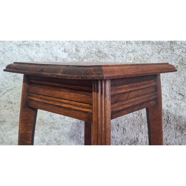 English Victorian Two-Tiered Wood Side Table, 1890s For Sale - Image 6 of 11