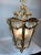1970 Handcrafted Louis XVI Gold Bronze Glass Chandelier Lantern For Sale - Image 18 of 18