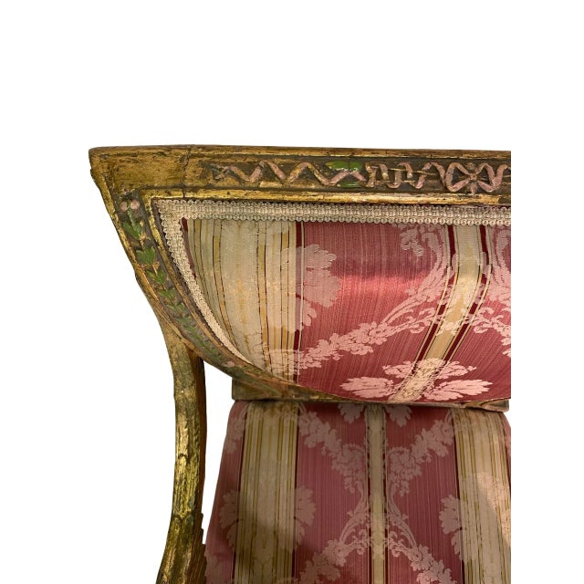 Pink Pair of Italian 19th Century Side Chairs For Sale - Image 8 of 13
