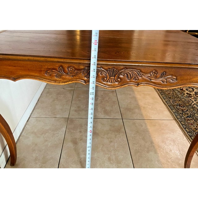 Vintage Expanding Extension Dining Table, Console With Five Leaves by Extensole For Sale - Image 9 of 16