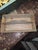Wood Primitive Caddy With Painted Surface For Sale - Image 7 of 7