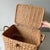1970s 1970s Wicker Two Handle Lidded Basket For Sale - Image 5 of 9