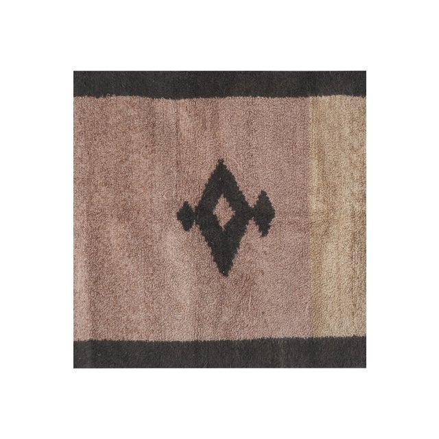 Angora Mohair Turkish Tulu Rug 4'4'' X 6'7'' For Sale - Image 4 of 10