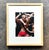 This evocative contemporary photograph captures a moment of intense physical movement, rendered with a dramatic, high-...