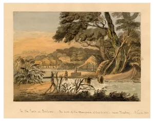 John Colley Nixon, In the Park at Benham, Newbury, Berkshire, 1800, Watercolour, Framed