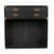Mid-Century Modern NOIR Campaign Chest, Pale For Sale - Image 3 of 5