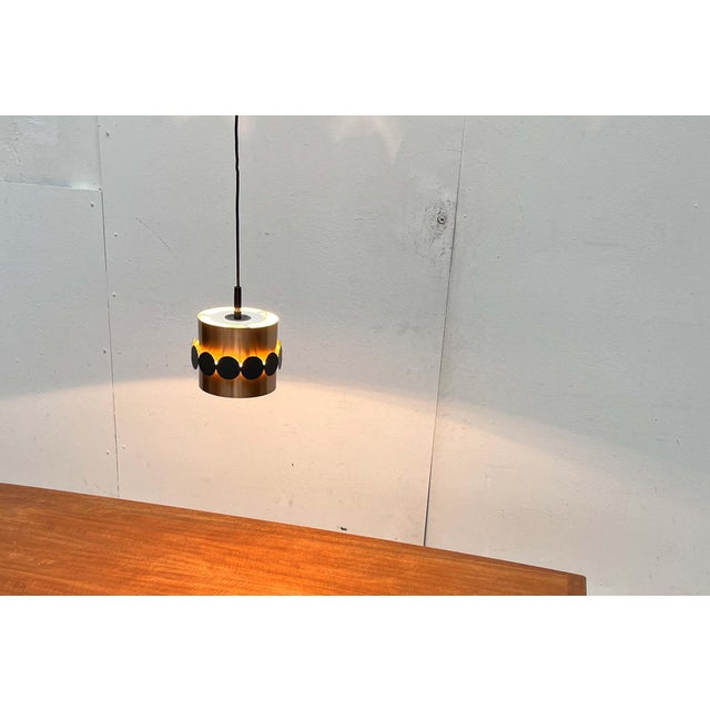 Mid-Century Modern German Copper Pendant Lamp from Doria, 1960s For Sale - Image 10 of 18