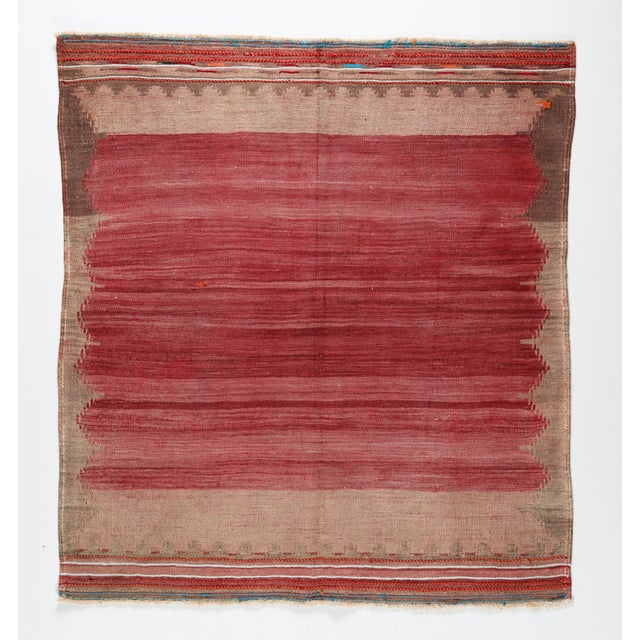 This is a beautiful old Kilim from Estern Part of Turkey , This beautiful old Kilim from mid 20th century. It is coming in...