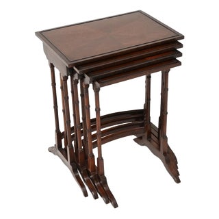 Antique Edwardian Nesting Tables, 1900, Set of 4 For Sale