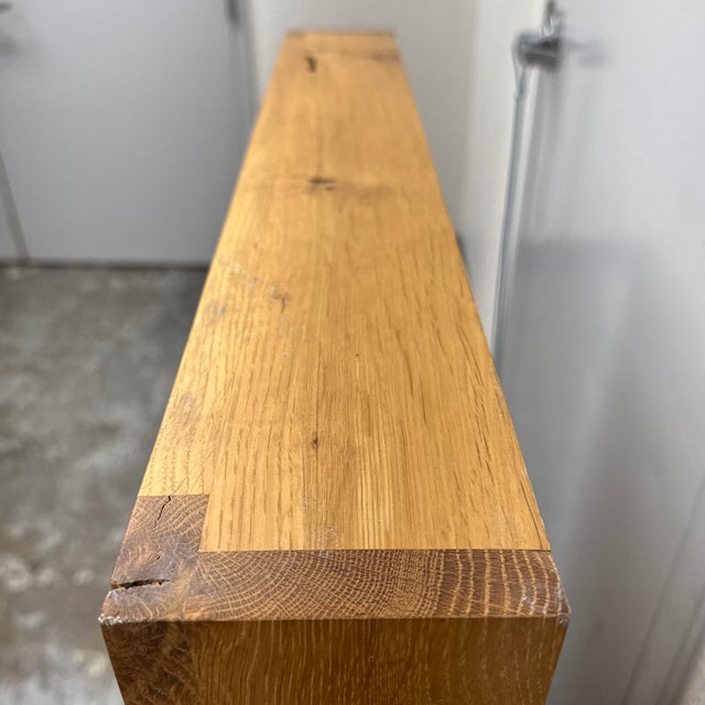 Bespoke Wood + Mirror Wall Cabinet For Sale - Image 10 of 12