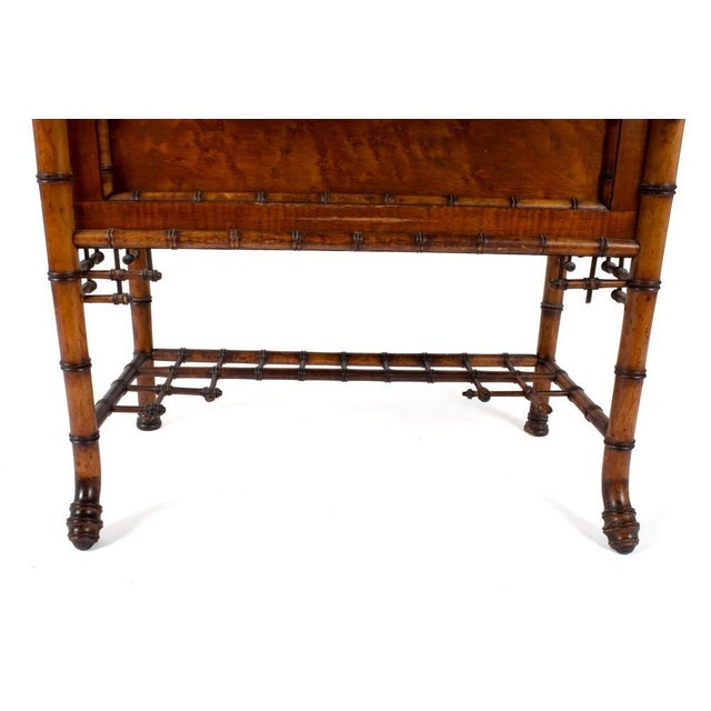Late 19th Century Aesthetic Movement Faux Bamboo Desk Attributed to R.J.Horner For Sale In Saint Louis - Image 6 of 9