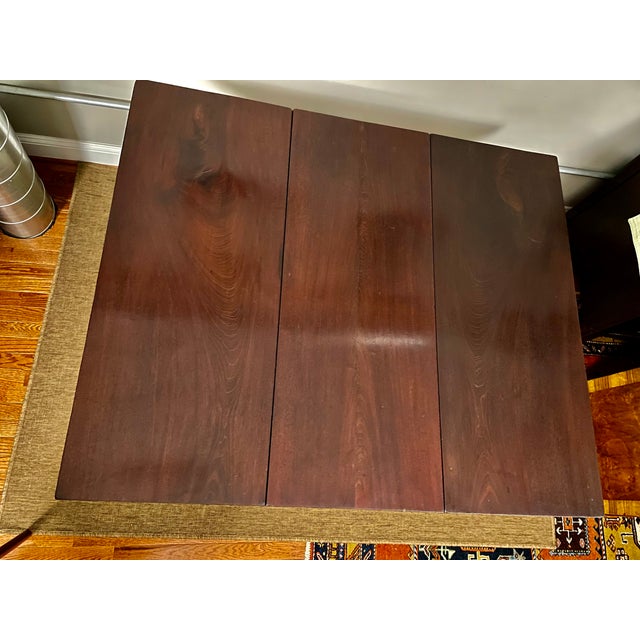 18th Century 18th C. Solid Mahogany Topped Georgian Drop-Leaf Gate-Leg Table For Sale - Image 5 of 14