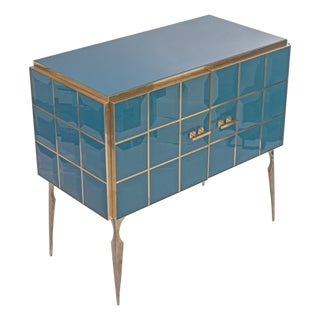 Italian Turquoise Console For Sale