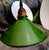 Green Vintage Industrial Bauhaus Ceiling Lights from Zenith, Belgium, 1930, Set of 4 For Sale - Image 8 of 14