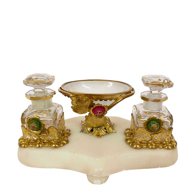 19th Century Antique French Napoleon III Palais Royal Style Perfume Stand For Sale - Image 5 of 5