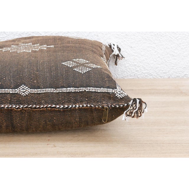 Twilight Bazzar Silk Rug Pillow For Sale In Los Angeles - Image 6 of 8