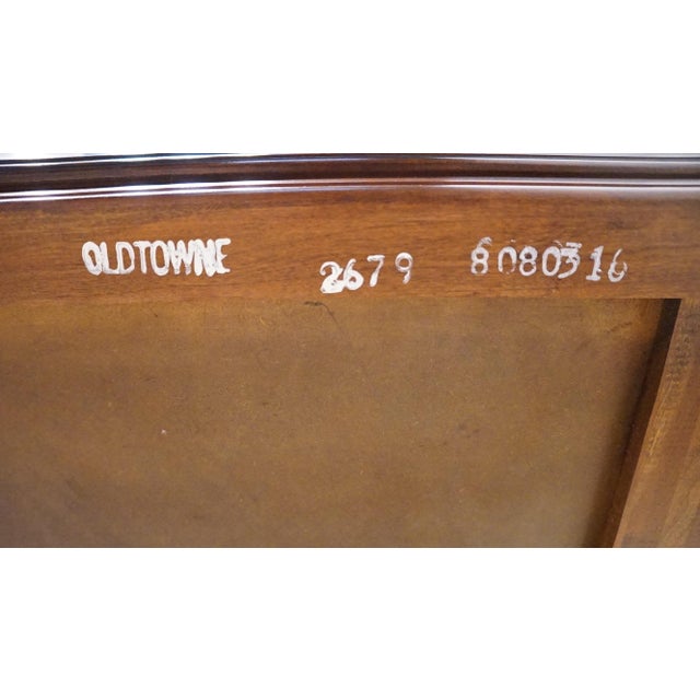 Statton Trutype Americana Collection Solid Mahogany Traditional Style 53" Sideboard Buffet - Oldtowne Finish For Sale - Image 13 of 14