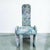 Postmodern Sculptural High-Back Dining Chairs in Abstract Upholstery, Set of 6 For Sale - Image 11 of 15