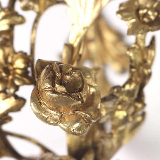 20th Century Rococo Style Wall Lamp in Iron, Italy For Sale - Image 4 of 7