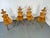 Beige Tiroler Brutalist Handmade Wood Dining Chairs, 1960s, Set of 4 For Sale - Image 8 of 10