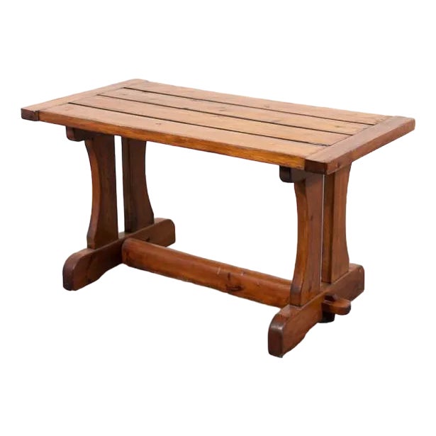 Mid-Century Pine Berga Side Table by David Rosen Nordic Company, Sweden 1950s For Sale