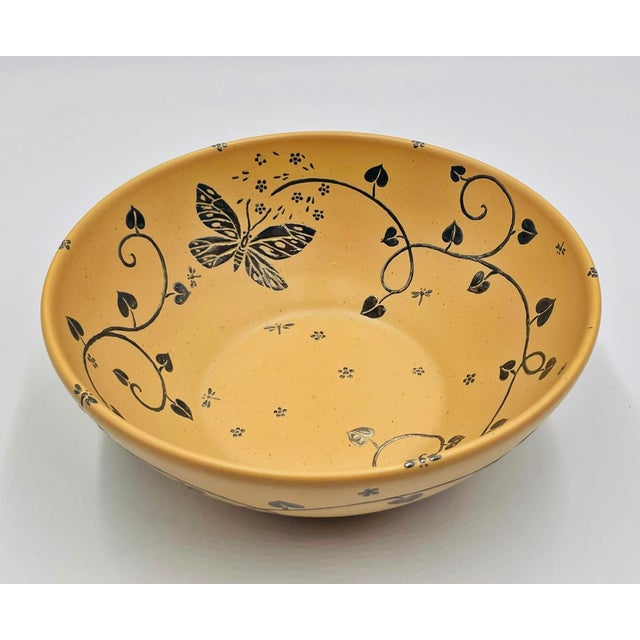 Metal Emilia Castillo Porcelain & Silver Butterfly Bowl, Taxco, 2009 For Sale - Image 7 of 18