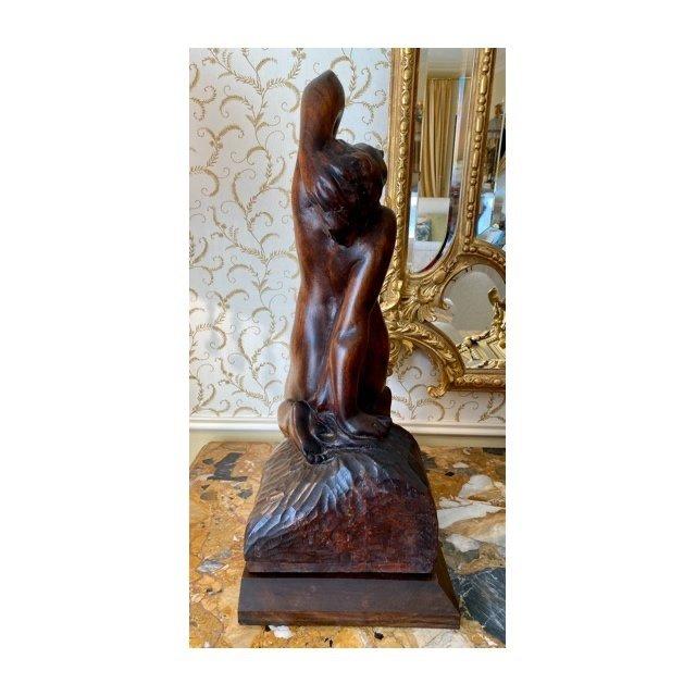 Amédéo Gennarelli, Female Nude, Mahogany For Sale - Image 11 of 13