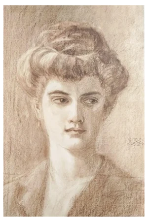 Egon Schiele, Melanie Schiele, Lithograph