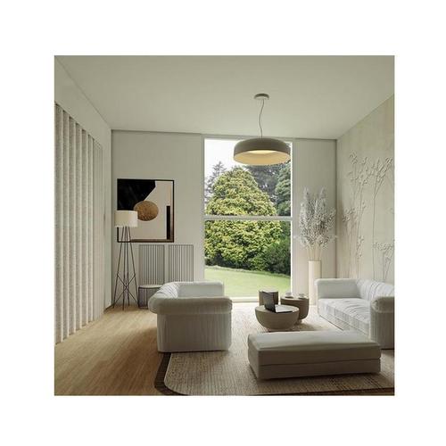 White Canopy 421 Suspension Lamp by Francesco Rota for Oluce For Sale - Image 3 of 7