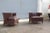Set of Italian Armchairs with Wooden Feet, 1930s For Sale - Image 14 of 15