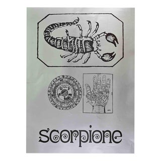 Sergio Barletta, Scorpio, 1980, Offset Screenprint For Sale