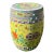 Vintage Asian Glazed Ceramic Garden Stool/Plant Stand For Sale