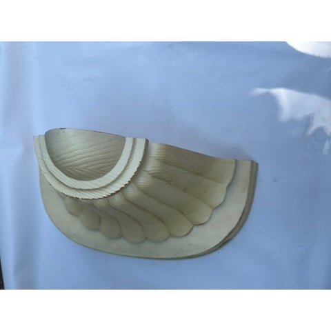 Vintage Faux Wood Wall Shelf For Sale - Image 4 of 9