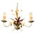 Vintage Metal Floral Chandelier, France, 1970s For Sale - Image 12 of 12