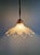 Art Deco Pendant Light in Scalloped Clear Glass, 1920s For Sale - Image 11 of 14