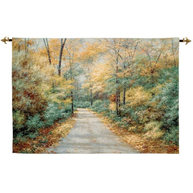 This beautiful tapestry is woven on a jacquard loom by skilled weavers, keeping alive the centuries old tradition of...