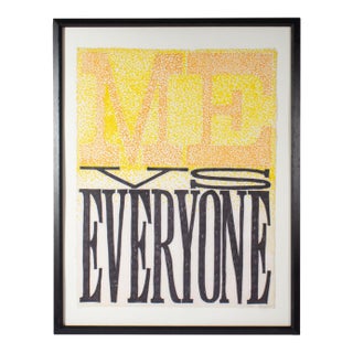 “Me vs. Everyone” Marker Drawing by James Spencer Russell For Sale