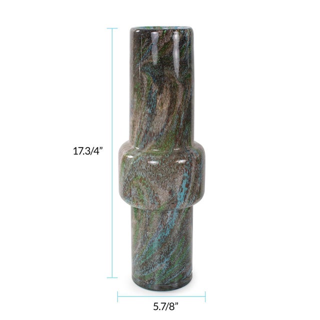 Glass Kabir Glass Vase- Large For Sale - Image 7 of 8