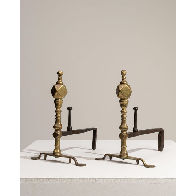 Metal 19th Century France Brass Fireplace Tool For Sale - Image 7 of 18