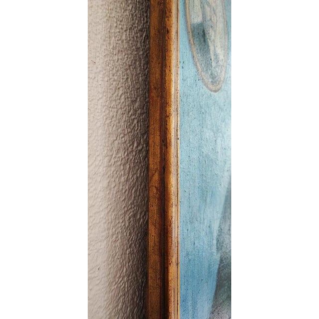 Paul Théophile Robert, Seated Lady with Glasses, Oil on Canvas, Framed For Sale - Image 11 of 14