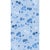 Art Deco Large Scale, Flower Field Wallpaper by Paule Marrot in Blues For Sale - Image 3 of 3