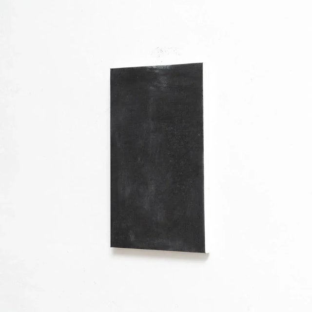 Enrico Della Torre, Art Black Composition, Charcoal on Canvas, 2017 For Sale - Image 4 of 12