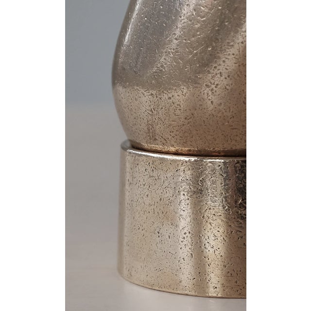 Studio Henry Wilson Polished Cast Bronze Spot Light Table Lamp For Sale - Image 9 of 17