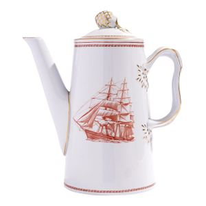Spode Trade Winds Pattern Lowestoft Light House Tea/Coffee Pot, 1960-1995