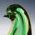 Green Sommerso Glass Bird Sculpture, Flavio Poli for Seguso Murano 1953 For Sale - Image 8 of 10