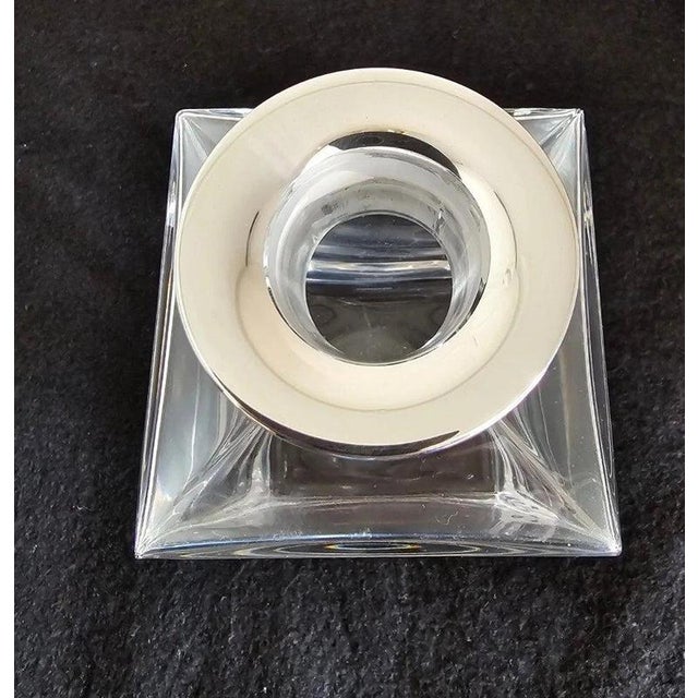 2000 - 2009 Sterling Silver-Mounted Cut Glass Decanter from James Dixon & Sons, 2001 For Sale - Image 5 of 18