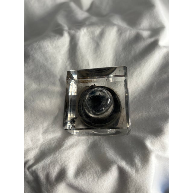 Early 20th Century Art Deco Mahogany Pen Rest and Inkwell For Sale In San Francisco - Image 6 of 6