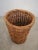 Brown Large Italian Hand-Woven Willow Basket with Lid, 1950s For Sale - Image 8 of 18