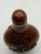 Brown Contemporary Wood Snuff Bottle With Trees With Carvings of Trees For Sale - Image 8 of 12